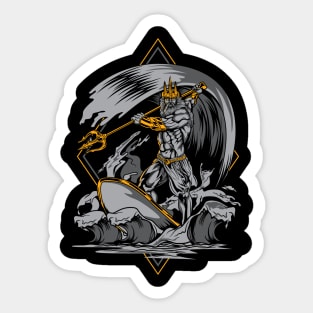 POSEIDON PADDLE BOARDING Sticker